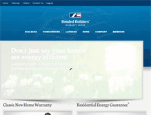 Tablet Screenshot of bondedbuilders.com
